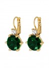DYRBERG/KERN BEGONIA SG EMERALD GREEN EARRINGS thumbnail