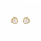 Snö of Sweden Lydia pearl earrings gold thumbnail