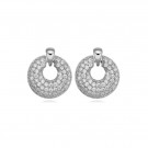 Fancy pancy silver earrings thumbnail