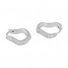 Snö of Sweden Essential Curve earrings silver thumbnail
