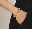 DYRBERG/KERN ELENA Gold White Pearl  thumbnail