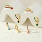 AVI Jewels Paris earrings gold/pink thumbnail