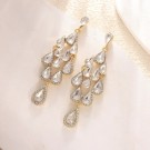 AVI Jewels Beverly earrings gold/clear thumbnail