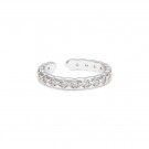 Ylva Li Mademoiselle ring - Crystal (Silver) thumbnail