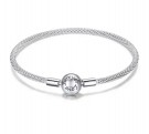 JBX Moissanite diamant armbånd i 925 sterling sølv perfekt for våre charms thumbnail