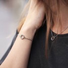 MONACO BRACELET STEEL på hånden thumbnail