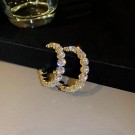 AVI Jewels Aruba hoops gold/clear thumbnail