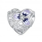 Purple Heart - JBX Charm/anheng i sølv thumbnail