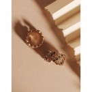 Ylva Li Halo ring - Emerald thumbnail