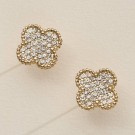 AVI Jewels Como earrings clear/gold thumbnail