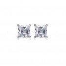 ESSENTIAL CRYSTAL SQUARE STUD EARRINGS thumbnail
