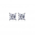 Essential crystal square stud earrings thumbnail