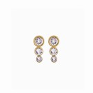 Edblad Dew drop studs multi gold thumbnail