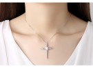 JBX Cross necklace silver thumbnail