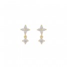Snö of Sweden Wish short earrings gold/clear thumbnail