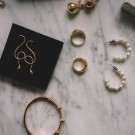 PFG Stockholm Sparkling drop earrings thumbnail