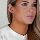 Snö of Sweden Seine earrings gold/light blue  thumbnail
