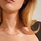 Pilgrim MAJA krystall multi-drops halskjede gullbelagt thumbnail