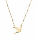 Dove necklace small gold thumbnail