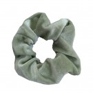 JBX velour scrunchie sage green thumbnail