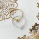 Portofino twisted ring clear/silver thumbnail