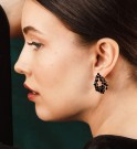 Lily and Rose Alice earrings Jet thumbnail