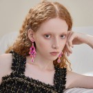 AVI Jewels Bevery earrings gold/pink thumbnail