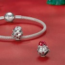 JBX charm Santa Dog silver thumbnail