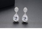 JBX Halo Crystal earrings thumbnail