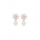 Daisy pearl earrings thumbnail