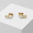 Dyrberg/Kern Lini gold earrings thumbnail