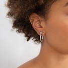 Lily and Rose petite Sheba hoops sølv thumbnail