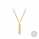 14k gullbelagt Everyday Bar necklace thumbnail