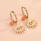 Eye hoop earrings Soleil  thumbnail