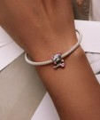 Bear Hug - JBX Charm i sølv som anheng til armbånd eller kjede thumbnail