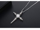 JBX Cross necklace silver thumbnail