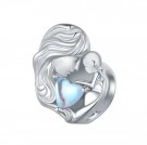 Mammahjerte JBX charm i sølv thumbnail
