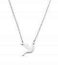 Dove necklace small steel thumbnail