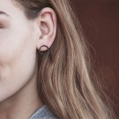 Edblad sirkeløredobber sølv thumbnail