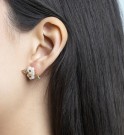 Lily and Rose Claire earrings - Creme puff thumbnail