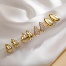 AVI Jewels Dina earrings gold thumbnail