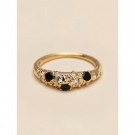 YLVA LI Hermes ring - Noir / champagne  thumbnail