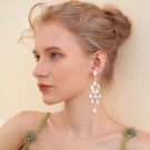 AVI Jewels Beverly earrings gold/clear thumbnail