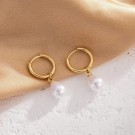 AVI Jewels Pearly earrings gold thumbnail