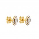 Petite Moon earrings silvershade gold thumbnail