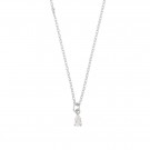 SNÖ CAMILLE SMALL PENDANT NECKLACE SILVER/CLEAR thumbnail