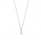 SNÖ Camille small pendant necklace silver/clear thumbnail