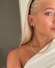 SNÖ Exibit big gold necklace 45 cm thumbnail