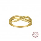 14k gold plated Always and forever ring thumbnail