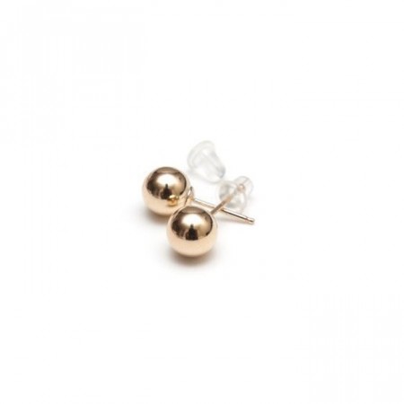 Gold studs 7 mm